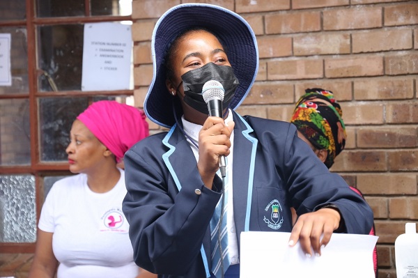 SANITARY TOWELS BRING DIGNITY TO DINAO SECONDARY SCHOOL GIRL LEARNERS